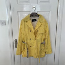 burberry coat womens yellow