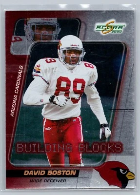 2000 SCORE BUILDING BLOCKS Card # BB15 David Boston - Arizona Cardinals - Image 1 of 2