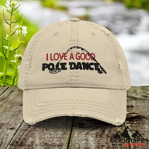 Sombrero de Pesca Bajo, I Love a Good Pole Dance Divertido Pescador Bola Gorra Papá Sombrero - Imagen 1 de 34