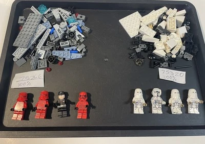 LEGO Star Wars Snowtrooper 75320 & Sith Troopers 75266 Battle Pack 100% Completo Foto 1 de 4