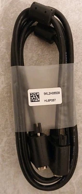 Dell Serial Cables Male to Male 5KL2H06509 for VGA Connection NEW - Image 1 of 2