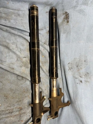 HONDA CBR1000RR 2008-2009 OEM HORQUILLAS DELANTERAS RECTAS JUEGO SUSPENSIÓN AMORTIGUADOR PAR Foto 1 de 4