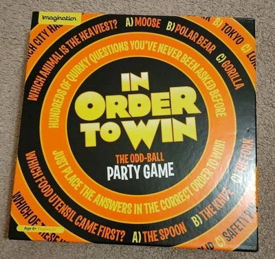 In Order to Win The Odd Ball Party Board Game  Age 8+ VGC - Image 1 of 4