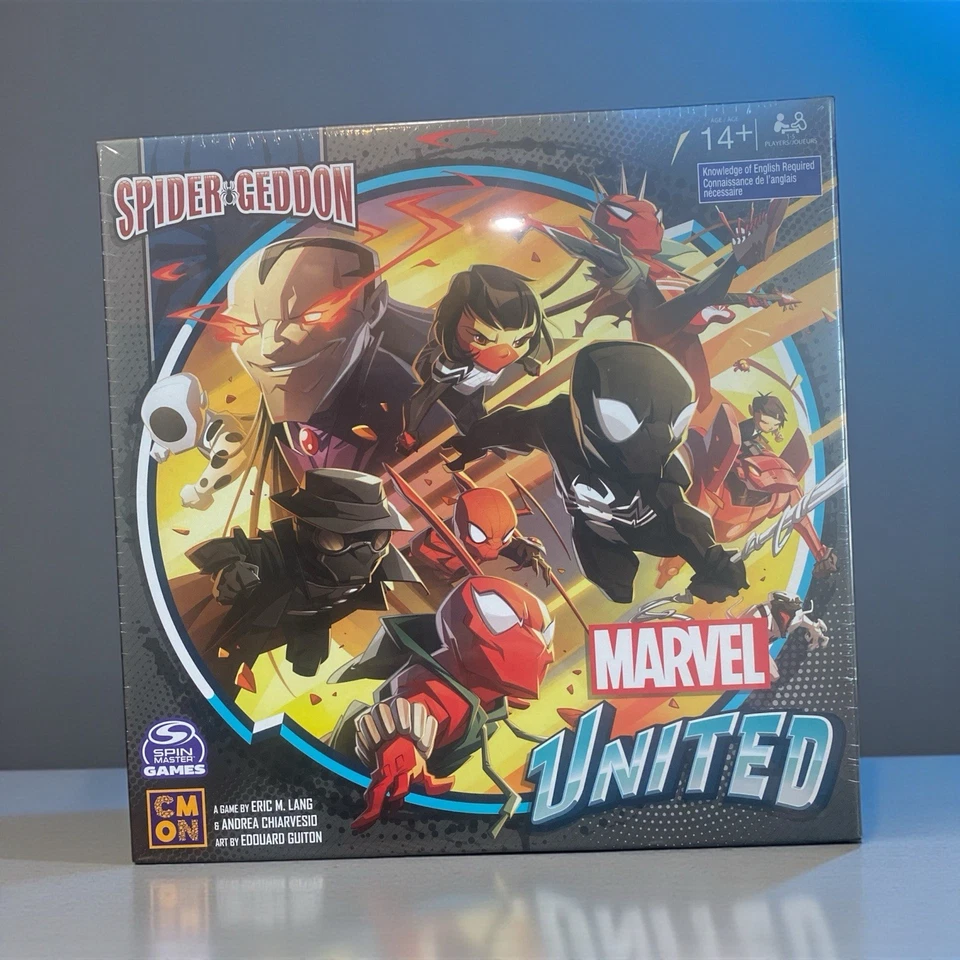 CMON Marvel United Spider-Geddon Starter + X-Men Blue Team KS expansión Foto 1 de 2