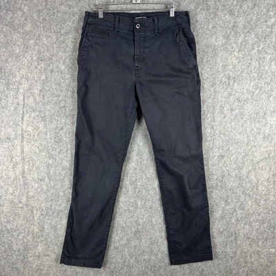 American Eagle Pants Men 30x32 Black Chino Khaki Extreme Flex Original Straight - Image 1 of 4