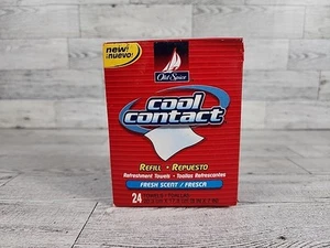 NOS Old Spice COOL CONTACT Refill Wipes Refrehment Towels 24 Pack - Picture 1 of 6