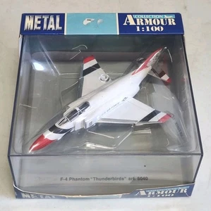 Metal Armour 1:100 F-4 Phantom Thunderbirds Model 5040 Diecast USAF Display Case - Picture 1 of 7