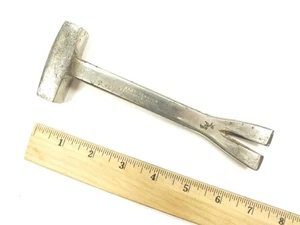 BABY TERRIER BRIDGEPORT HDWE TOOLS CRATE TOOL HAMMER NAIL PULLER PRY BAR - USA - Bild 1 von 10
