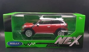 NEU ungeöffnet Welly Red Mini Cooper S Paceman 1:24 Diecast Modellauto NEX Model - Bild 1 von 6