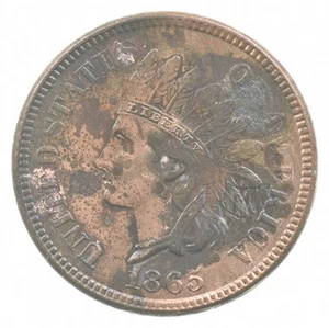 1865 Indian Head Cent *7057 - Picture 1 of 3