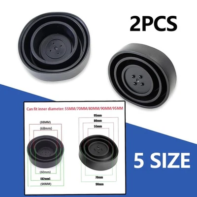 2 Piezas Tapas de Sello de Carcasa de Goma Negra Impermeable Cubierta Antipolvo para Faros LED de Coche Foto 1 de 4