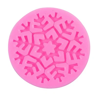 Snowflake Silicone Cake Mold Chocolate Sugarcraft Decorating Fondant Tools - Image 1 of 4