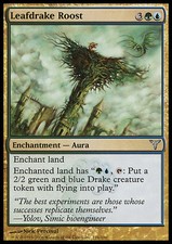 MTG 4x leafdrake Roost Perch of dragofoglioso-dis-Magic