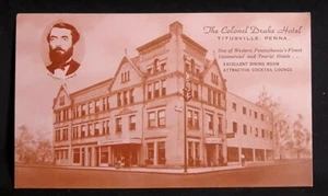 Vtg Titusville, Pa. -The Colonel Drake Hotel - not posted - Picture 1 of 2