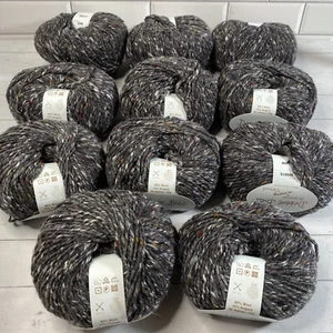 Debbie Bliss Donegal Luxury Tweed Yarn 85% Wool 15% Angora 11 New Balls 360015 - Picture 1 of 6