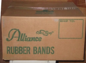 Alliance Rubber Band Sterling Size 8 Ponytail Light Blue 1 lb Made in USA - Picture 1 of 4