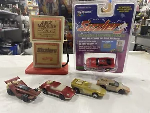 Vintage Hot Wheels 70s And One Packed 90s Sizzlers Cars And Gas Pump Lot - Picture 1 of 1