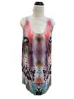 Paper Scissors Womens Colourful Pattern Sleeveless Pullover Dress Size 12