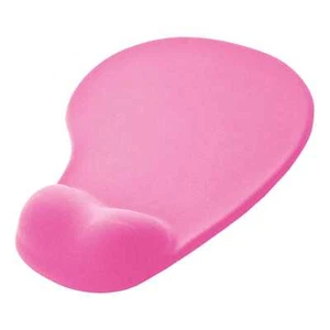 Tapis de souris ergonomique repose poignet ultra fin confort optimal Rose Claire - Photo 1/7