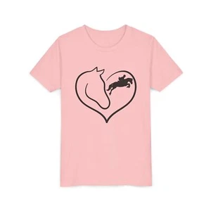 Equestrian Youth Tee, Horse Jumpers Shirt, Horse Lover Gift, Kids Short Sleeve - Picture 1 of 29