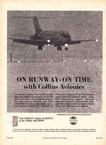 3w23025/ Alte Reklame aus 1967 – COLLINS Radio Company – Dallas – Texas - Picture 1 of 1