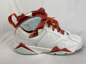 Air Jordan Retro 7 White Topaz Mist White Basketball Shoes Size 6Y - 7.5-8 Women