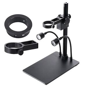 35/40/50mm Holder Aluminum Alloy Camera Industrial Microscope Stand Base