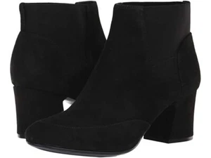 Naturalizer Danica Black Suede Ankle Boots Z2173* Size 8.5 M - Picture 1 of 5