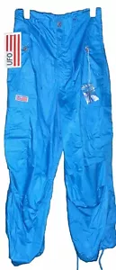 NWT Vintage UFO Wide Leg Parachute Pants Sky Blue Unisex Size XS Rave Hip Hop - Picture 1 of 5