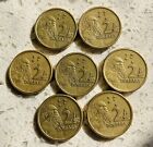 10 1988 1989 HH 2 Dollar Coins Australian