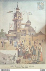 Expo 1900 Paris Pavillon Suède - Picture 1 of 1