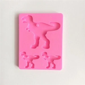 Bulk lot of 31 molds Shiny mama and baby Dinosaurs silicone key chain mold - Picture 1 of 1