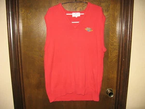 Vintage Mens LaMode Tropicana Casino Las Vegas Red Vest Made In USA Size XXL - Picture 1 of 3