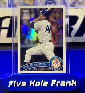2021 Topps Reggie Jackson Chrome 70 Years of Topps #70YTC-61 SP - Picture 1 of 3