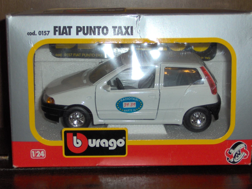 Fiat Punto Taxi Bburago 1:24 - Immagine 1 di 1
