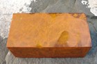 2159 Gram Block USA Catalin Bakelite Amber Colored Brick 7 7/8"x4"