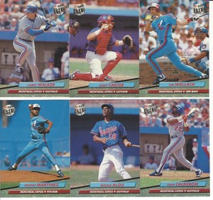 1992 Ultra Montreal Expos Team Set