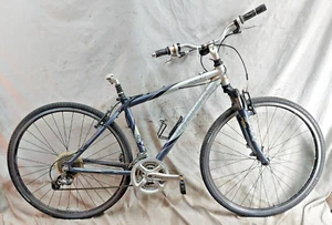2003 Trek Multitrack 7200 Comfort Hybrid Bike Medium 17.5" Gray USA Made/Shipper - Picture 1 of 19