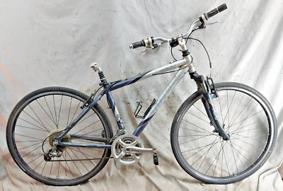 2003 Trek Multitrack 7200 Comfort Hybrid Bike Medium 17.5" Gray USA Made/Shipper - Image 1 of 4