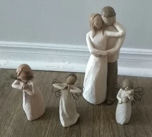 Willow Tree Bundle x4 FIGURINES: Friendship, Together, Affection & Happiness - Picture 1 of 3