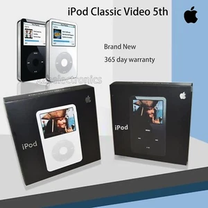 🍎NUEVO Apple iPod Classic Video 5ta Generación Negro/Blanco 30/60/80GB Caja Sellada - Imagen 1 de 14