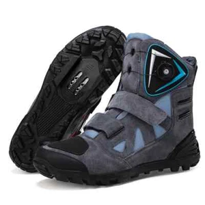 Men MTB Bicycle Ankle Boots Breathable Cycle Shoes SPD Cleat Road Bike Sneakers - Picture 1 of 30