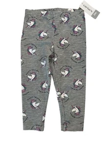 Carter’s Toddler Girls Unicorn Leggings Gray Magical Like Mommy Size 24 Months - Picture 1 of 1