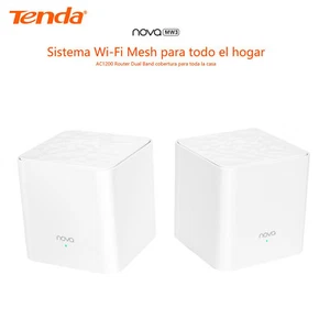 Tenda Nova MW3 Mesh Router WiFi AC1200 Cobertura 200m² (Mu-MIMO) Pack 2 Nodos - Imagen 1 de 10