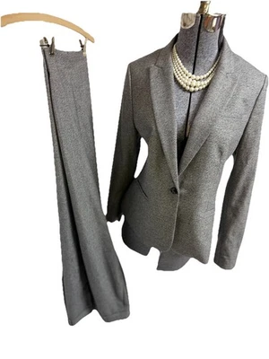 NEW Banana Republic Pant Suit Size 8 Two Piece Set Pockets Easy Care $280 READ - Image 1 of 4