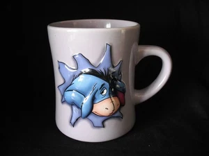 Authentic Disney Store Winnie the Pooh's Eeyore 3-D Tea Coffee Mug #2 - Picture 1 of 3