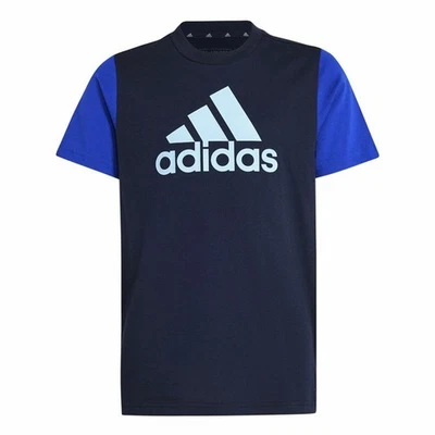 Camiseta de Manga Corta Niño Adidas Essentials Azul - Imagen 1 de 4