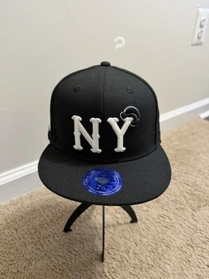 Gorra ajustada Ebbets Field Flannels New York negra Yankees Liga Negra 7 1/8 nueva con etiquetas Foto 1 de 4