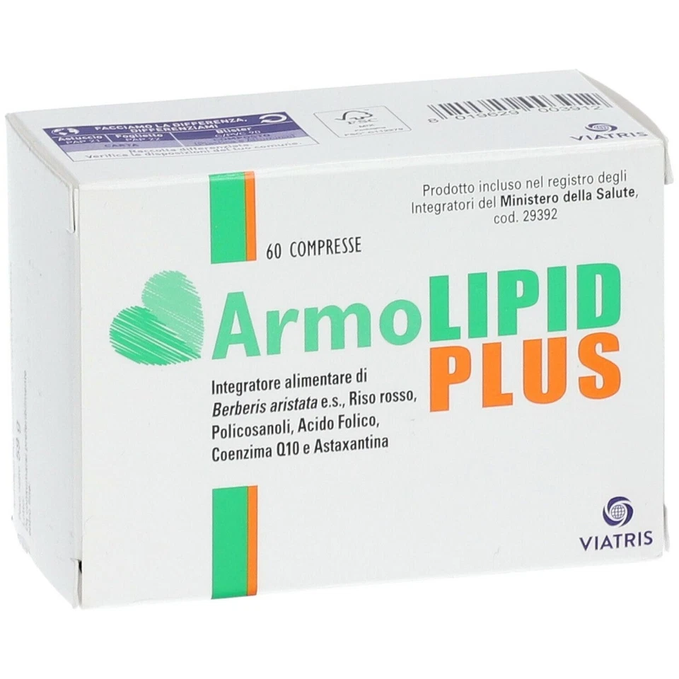 Armolipid Plus 60 Compresse Integratore Per Il Colesterolo - Immagine 1 di 1