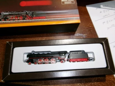 MARKLIN MINI-CLUB ARTÍCULO ESCALA Z # 8885 4-6-2 LOCOMOTORA DE VAPOR Y LICITACIÓN -DB Foto 1 de 4